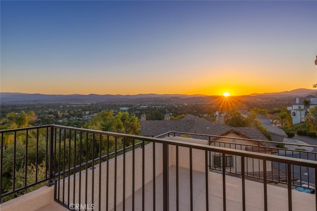 23835 Bella Vista Dr, Newhall, CA 91321 - balcony featuring a mountain view