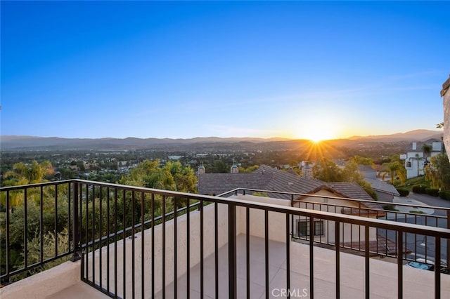 23835 Bella Vista Dr, Newhall, CA 91321 - balcony featuring a mountain view