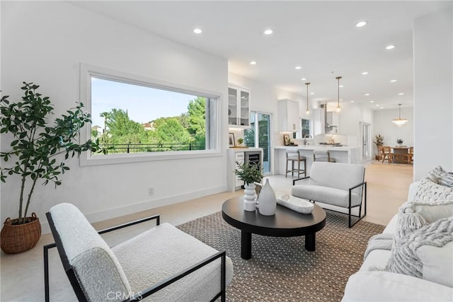 23835 Bella Vista Dr, Newhall, CA 91321 - living area featuring recessed lighting