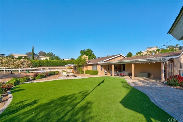 221 E Old Julian Hwy, Ramona, CA 92065 - view of yard with a patio area