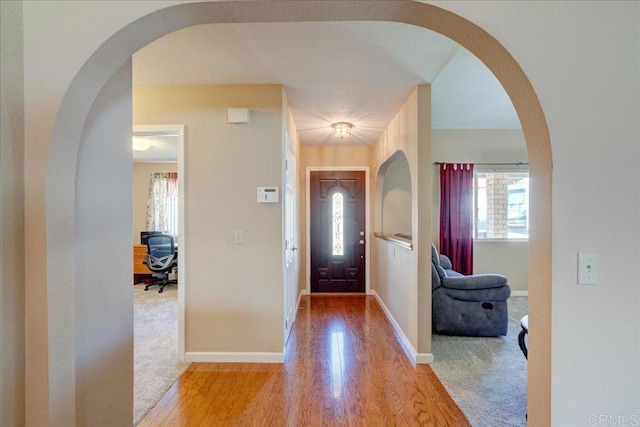 221 E Old Julian Hwy, Ramona, CA 92065 - foyer featuring wood finished floors, plenty of natural light, and baseboards
