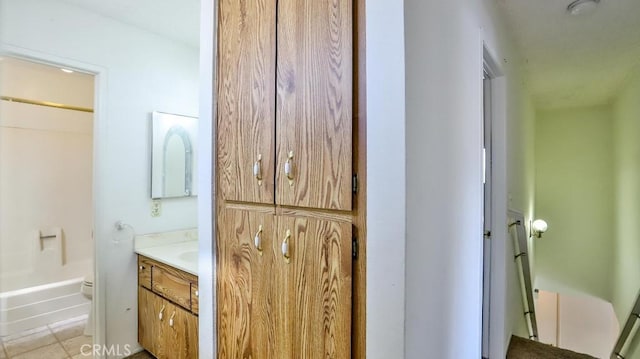 8471 Evergreen, Garden Grove, CA 92841 - bathroom featuring vanity, toilet, and  shower combination