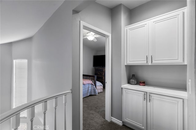 22565 Pecan Pl, Saugus, CA 91390 - hallway featuring dark colored carpet