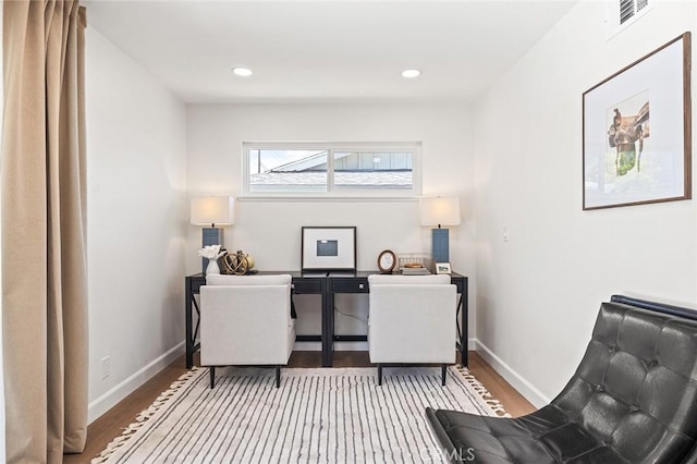 20853 Moonlake St, Diamond Bar, CA 91789 - office space featuring wood finished floors, baseboards, and recessed lighting