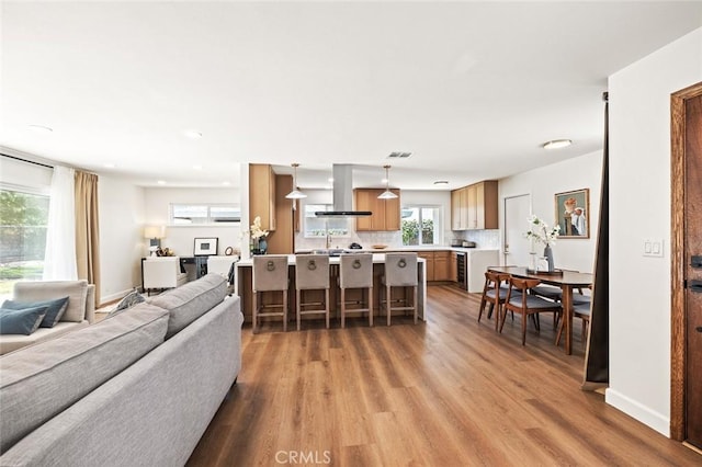 20853 Moonlake St, Diamond Bar, CA 91789 - living room featuring light wood finished floors