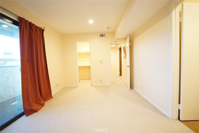 4219 Walnut Grove Ave Unit A, Rosemead, CA 91770 - unfurnished room featuring light carpet and recessed lighting