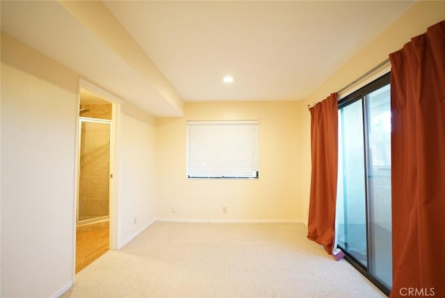 4219 Walnut Grove Ave Unit A, Rosemead, CA 91770 - empty room with light carpet and recessed lighting