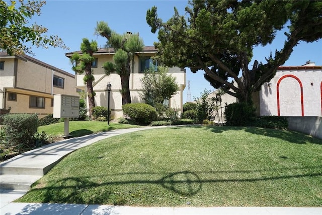 4219 Walnut Grove Ave Unit A, Rosemead, CA 91770 - view of home's community with mail area and a lawn