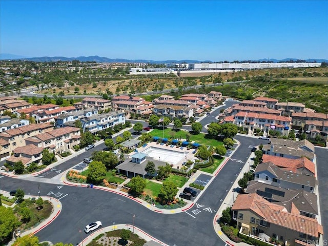 4366 Pacifica Way Unit 5, Oceanside, CA 92056 - aerial view of residential area featuring a mountain backdrop
