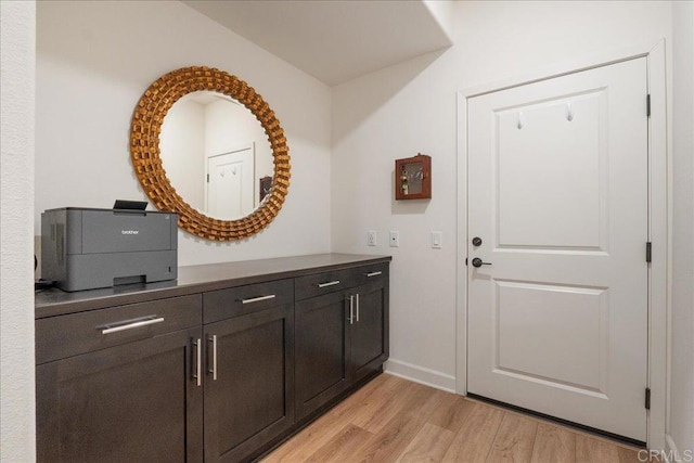 4366 Pacifica Way Unit 5, Oceanside, CA 92056 - bathroom featuring wood finished floors, vanity, and baseboards