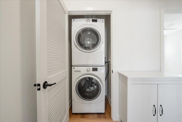 4366 Pacifica Way Unit 5, Oceanside, CA 92056 - laundry area featuring stacked washer / drying machine