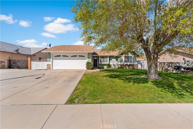 38115 41st St E, Palmdale, CA 93552 - single story home featuring stucco siding, an attached garage, and driveway