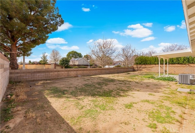 43453 Tali St, Lancaster, CA 93535 - fenced backyard featuring central air condition unit