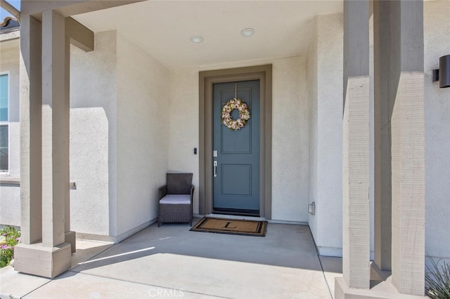 18171 Hedgerow Way, Saugus, CA 91350 - entrance to property with stucco siding