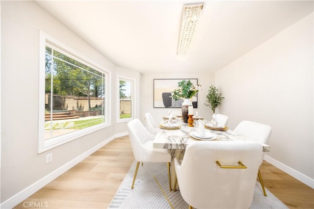 621 Foxhaven Pl, Diamond Bar, CA 91765 - dining room featuring light wood-style flooring and baseboards