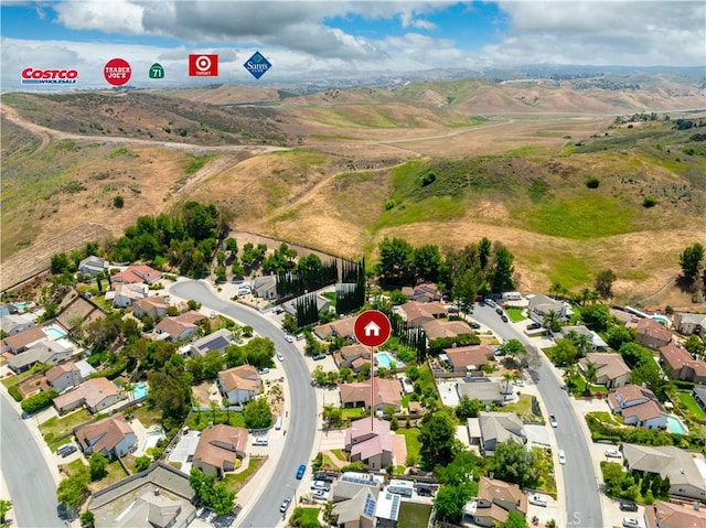 621 Foxhaven Pl, Diamond Bar, CA 91765 - aerial overview of property's location featuring nearby suburban area