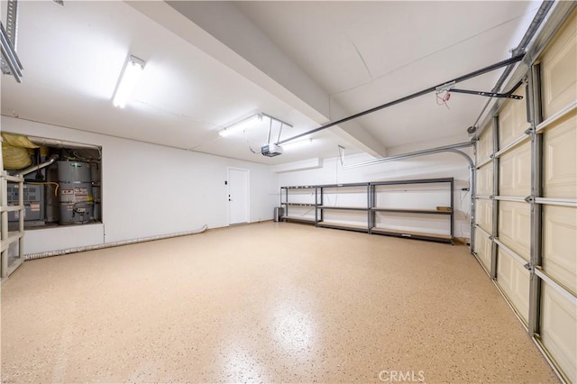 621 Foxhaven Pl, Diamond Bar, CA 91765 - garage with strapped water heater and a garage door opener