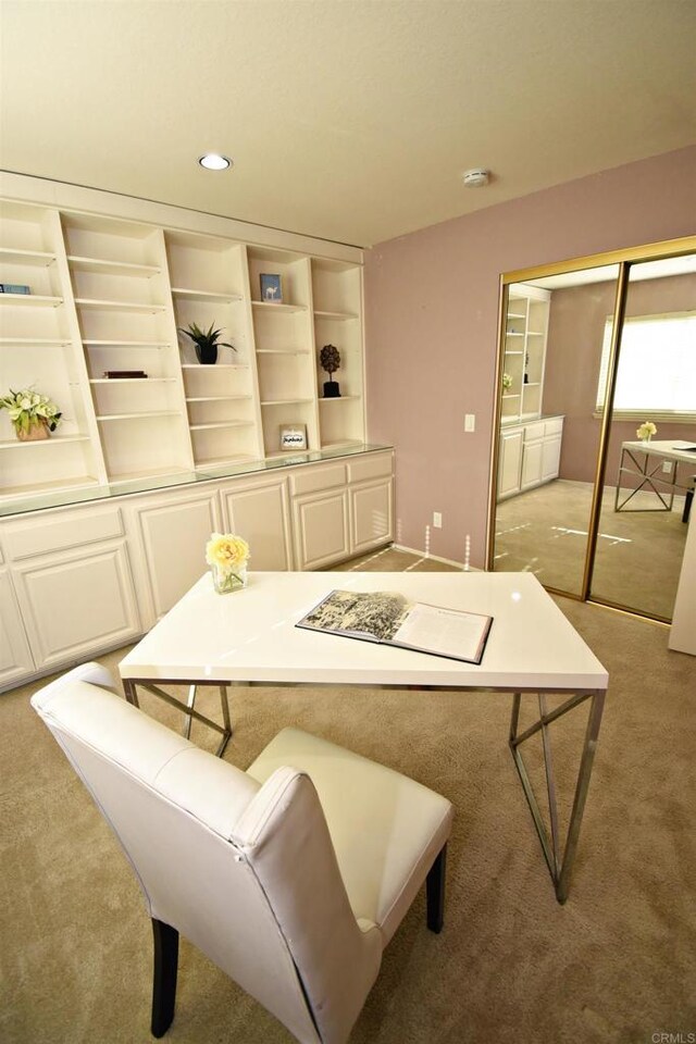 10908 Avenida Playa Veracruz, San Diego, CA 92124 - home office with light carpet and recessed lighting