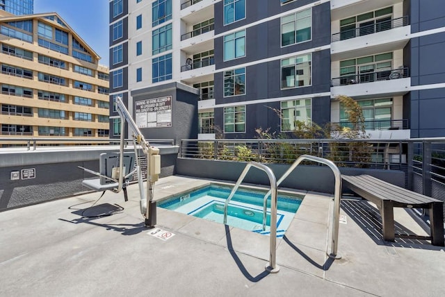 425 W Beech St Unit 1251, San Diego, CA 92101 - view of swimming pool with a community hot tub