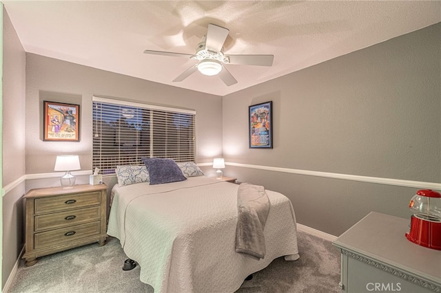 28367 Mount Stephen Ave, Canyon Country, CA 91387 - carpeted bedroom with baseboards and ceiling fan
