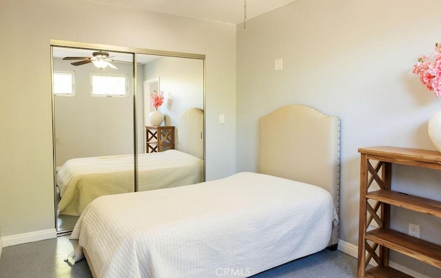 14816 Covello St, Van Nuys, CA 91405 - bedroom featuring a closet and baseboards