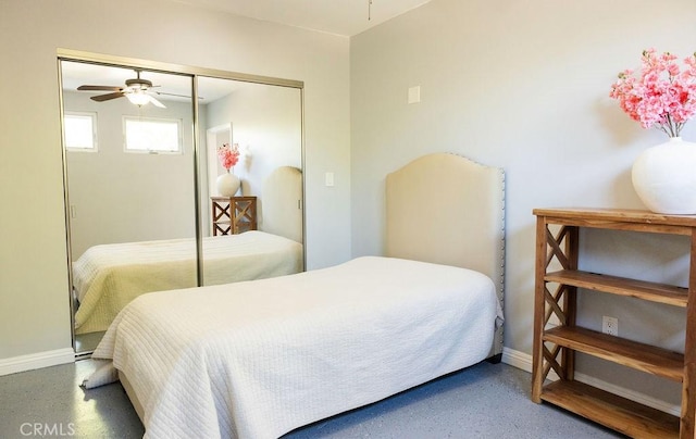 14816 Covello St, Van Nuys, CA 91405 - bedroom with a closet and baseboards