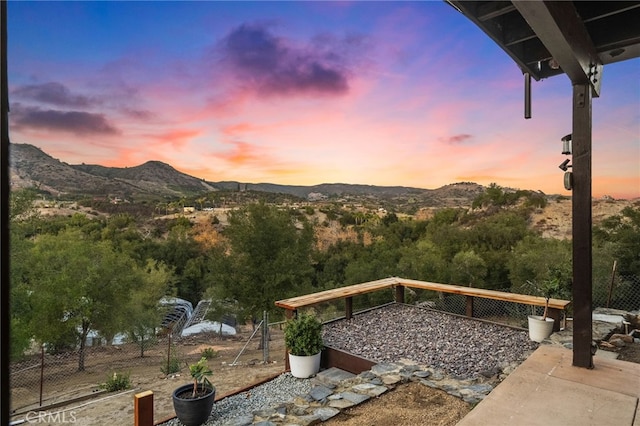 44310 Calle Bernardo, Temecula, CA 92590 - view of patio / terrace with a mountain view