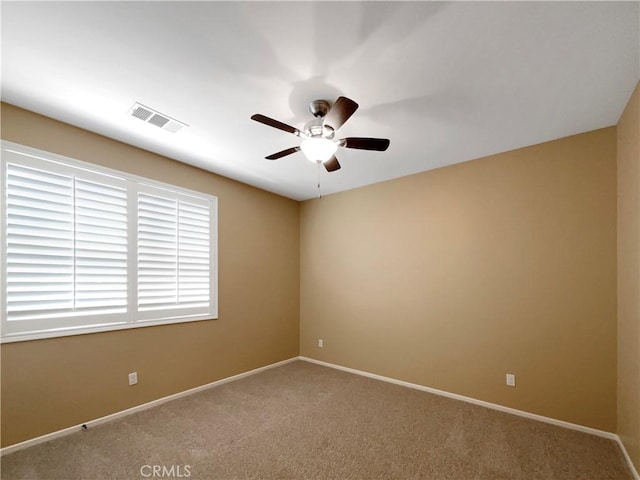 25329 Wild View Rd, Menifee, CA 92584 - empty room featuring ceiling fan, carpet, and baseboards