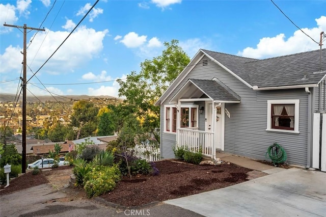 967 W 2nd Ave, Escondido, CA 92025 - view of front of house with roof with shingles and a porch