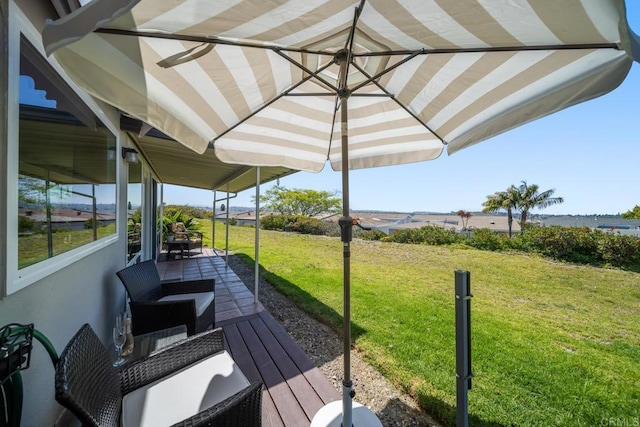 3890 Vista Campana S Unit 35, Oceanside, CA 92057 - deck featuring a yard