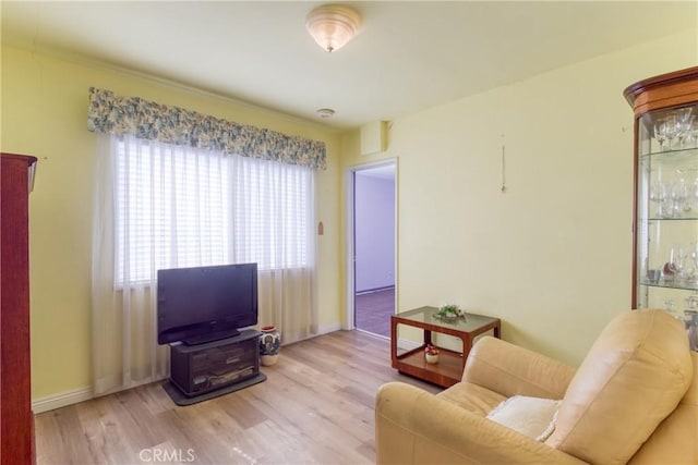 2107 Cyril Ave, Los Angeles, CA 90032 - living room with wood finished floors and baseboards