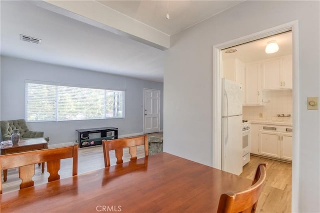 2107 Cyril Ave, Los Angeles, CA 90032 - dining space featuring light wood-type flooring
