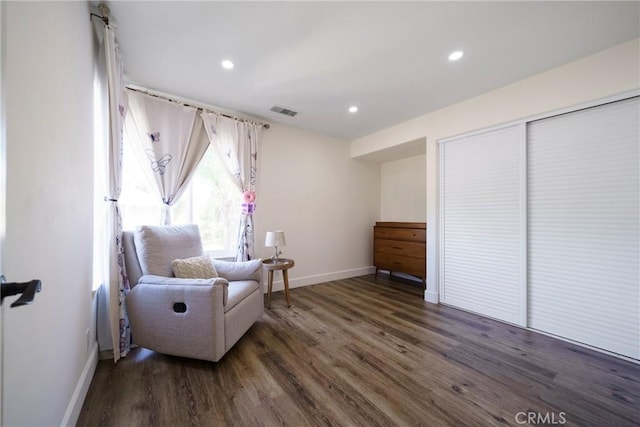 2902 Easton Pl, Rowland Heights, CA 91748 - living area with baseboards, wood finished floors, and recessed lighting