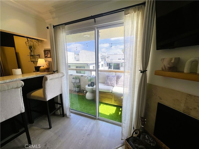 10960 Ashton Ave Unit 307, Los Angeles, CA 90024 - office space featuring wood finished floors and ornamental molding