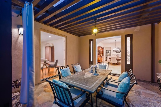 7845 Caminito Camelia, San Diego, CA 92127 - view of patio with outdoor dining area