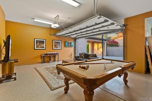7845 Caminito Camelia, San Diego, CA 92127 - rec room with pool table and baseboards