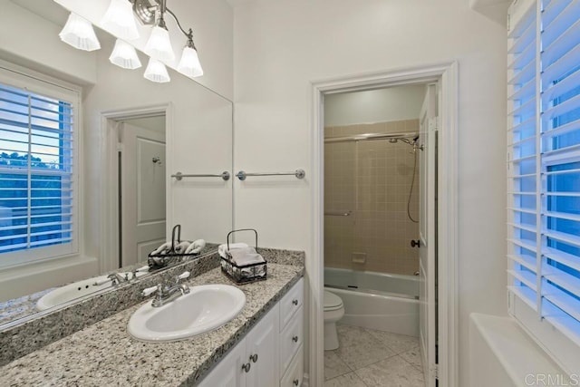 7845 Caminito Camelia, San Diego, CA 92127 - bathroom featuring vanity, tile patterned flooring, and shower / washtub combination