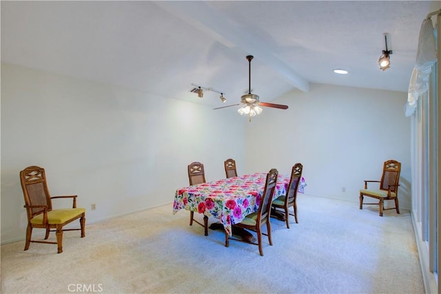 1375 San Gabriel Way, Merced, CA 95340 - dining space with carpet floors, a ceiling fan, and baseboards