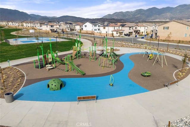 2544 Gunner Ridge Way, Rialto, CA 92377 - view of property's community with a residential view and a mountain view