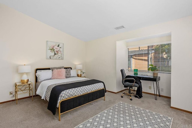801 Kalpati Cir Unit B, Carlsbad, CA 92008 - bedroom featuring carpet flooring, baseboards, and lofted ceiling