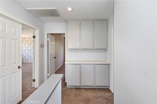 1825 Duncan Way, Corona, CA 92881 - hallway with carpet and recessed lighting