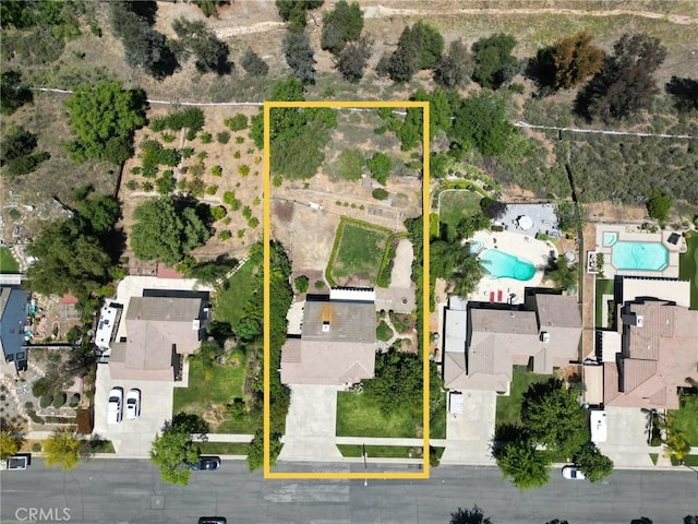 1825 Duncan Way, Corona, CA 92881 - aerial view of a pool area