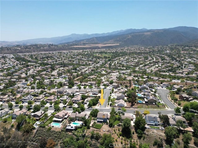 1825 Duncan Way, Corona, CA 92881 - aerial perspective of suburban area with a mountainous background