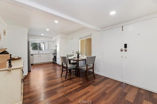 770 Libby Dr, Riverside, CA 92507 - dining room with dark wood finished floors and recessed lighting