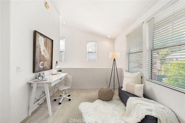 167 Iris Ln, Brea, CA 92821 - carpeted office space with lofted ceiling