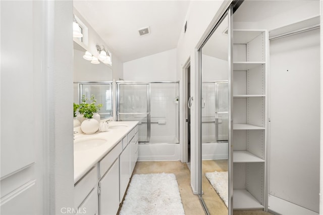 167 Iris Ln, Brea, CA 92821 - bathroom with double vanity and a closet