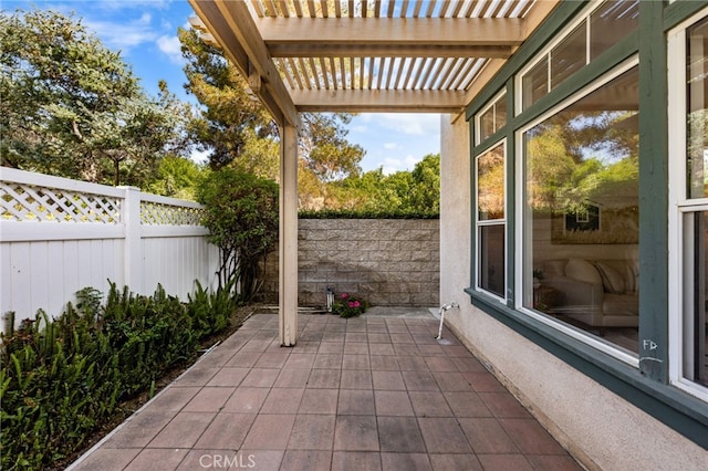 167 Iris Ln, Brea, CA 92821 - fenced backyard with a pergola and a patio area