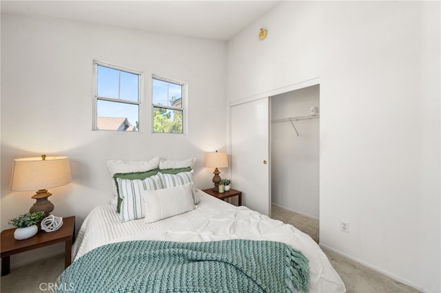 167 Iris Ln, Brea, CA 92821 - bedroom featuring carpet, a closet, and baseboards
