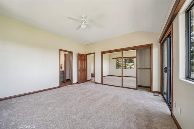 551 Raccoon Ct, Lake Arrowhead, CA 92352 - unfurnished bedroom featuring carpet floors, baseboards, and multiple windows