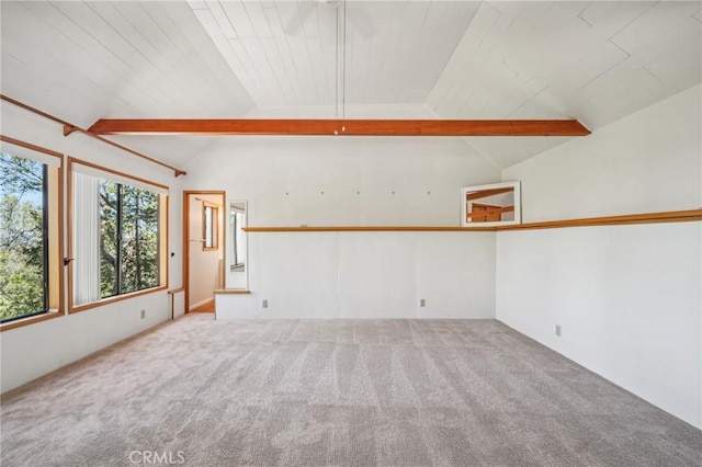 551 Raccoon Ct, Lake Arrowhead, CA 92352 - carpeted spare room with wooden ceiling